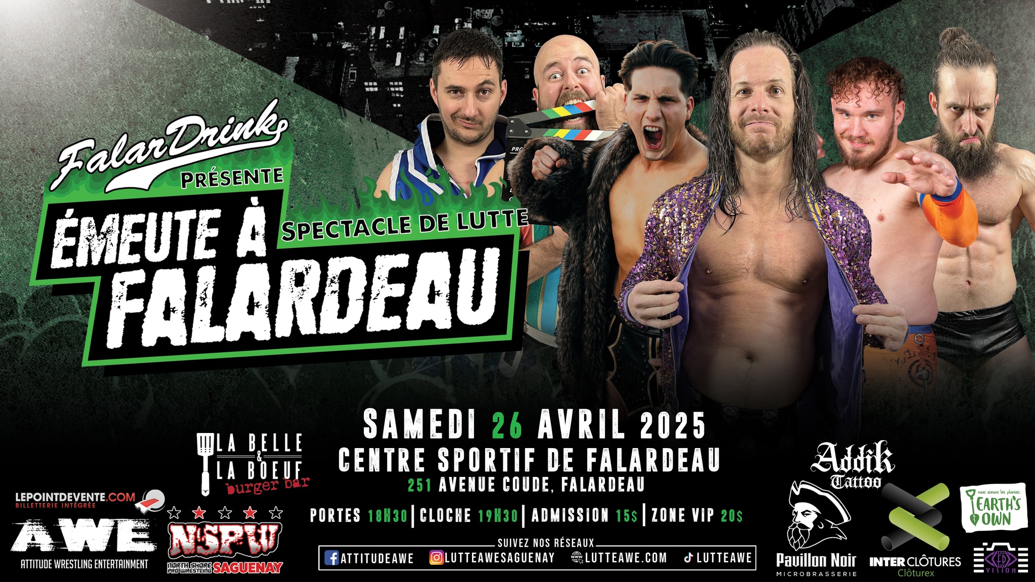 Émeute à Falardeau 2025