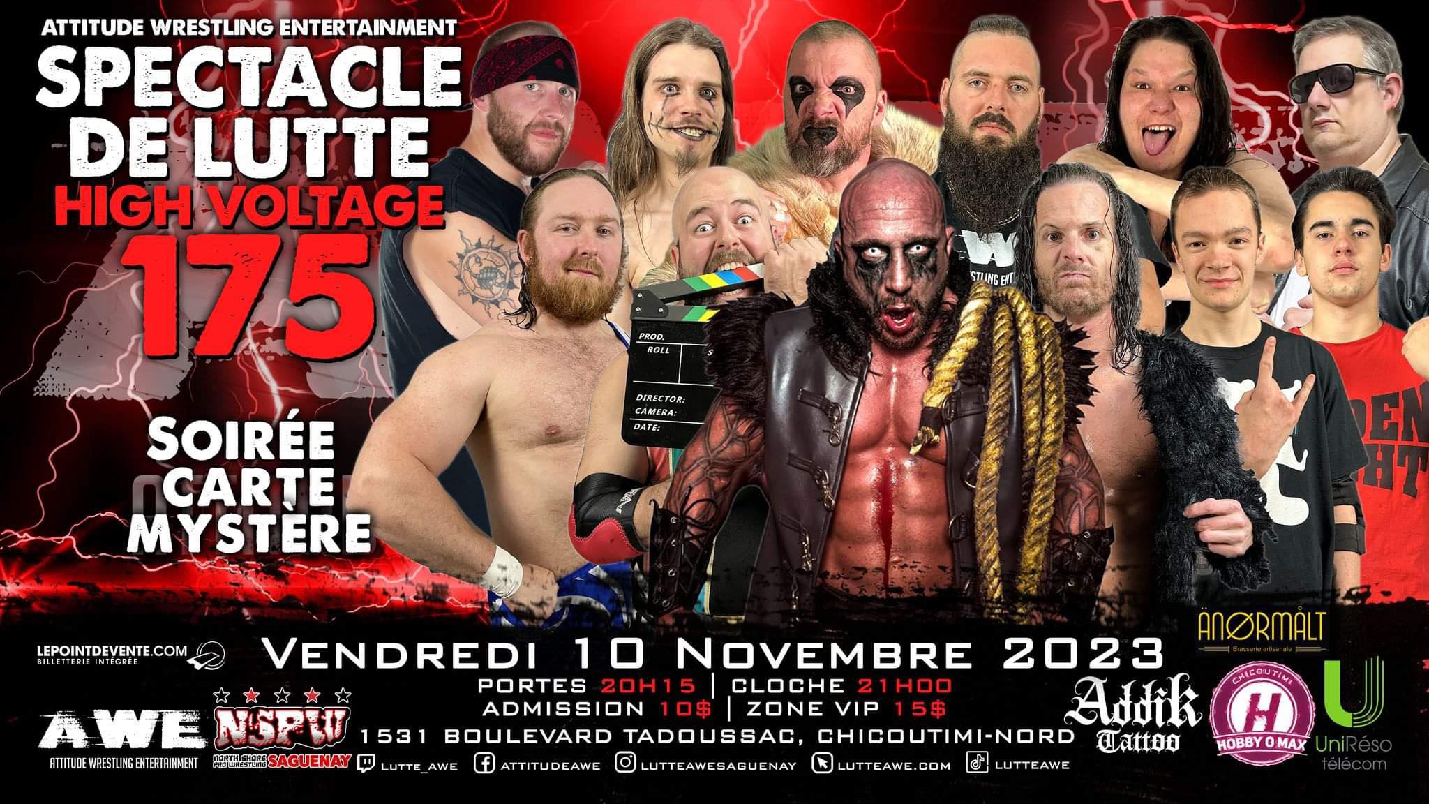 High Voltage 175 – Soirée Carte Mystère