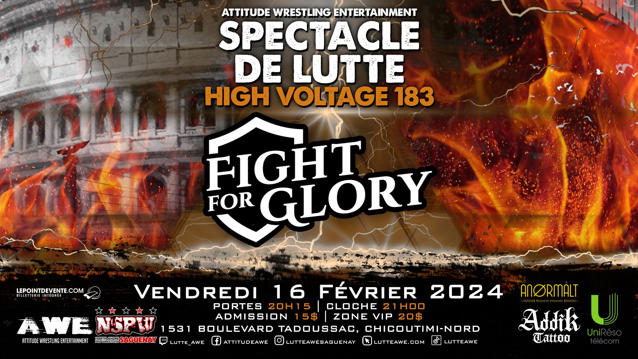 High Voltage 183 – Fight For Glory